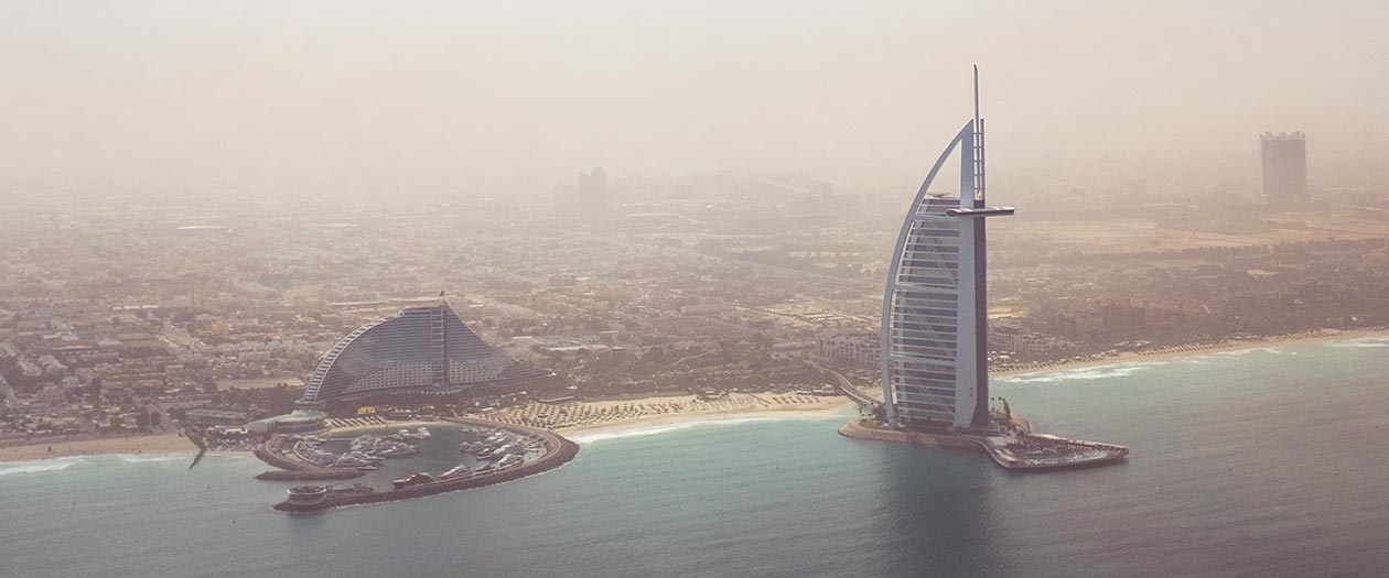 Burj Al Arab Dubai Helicopter Travelblog Sunnyinga