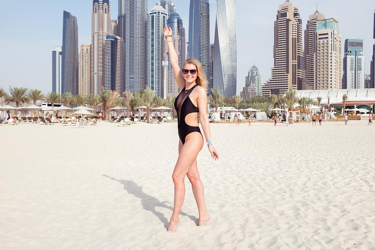 Dubai Marina Beach Travel Blog Sunnyinga