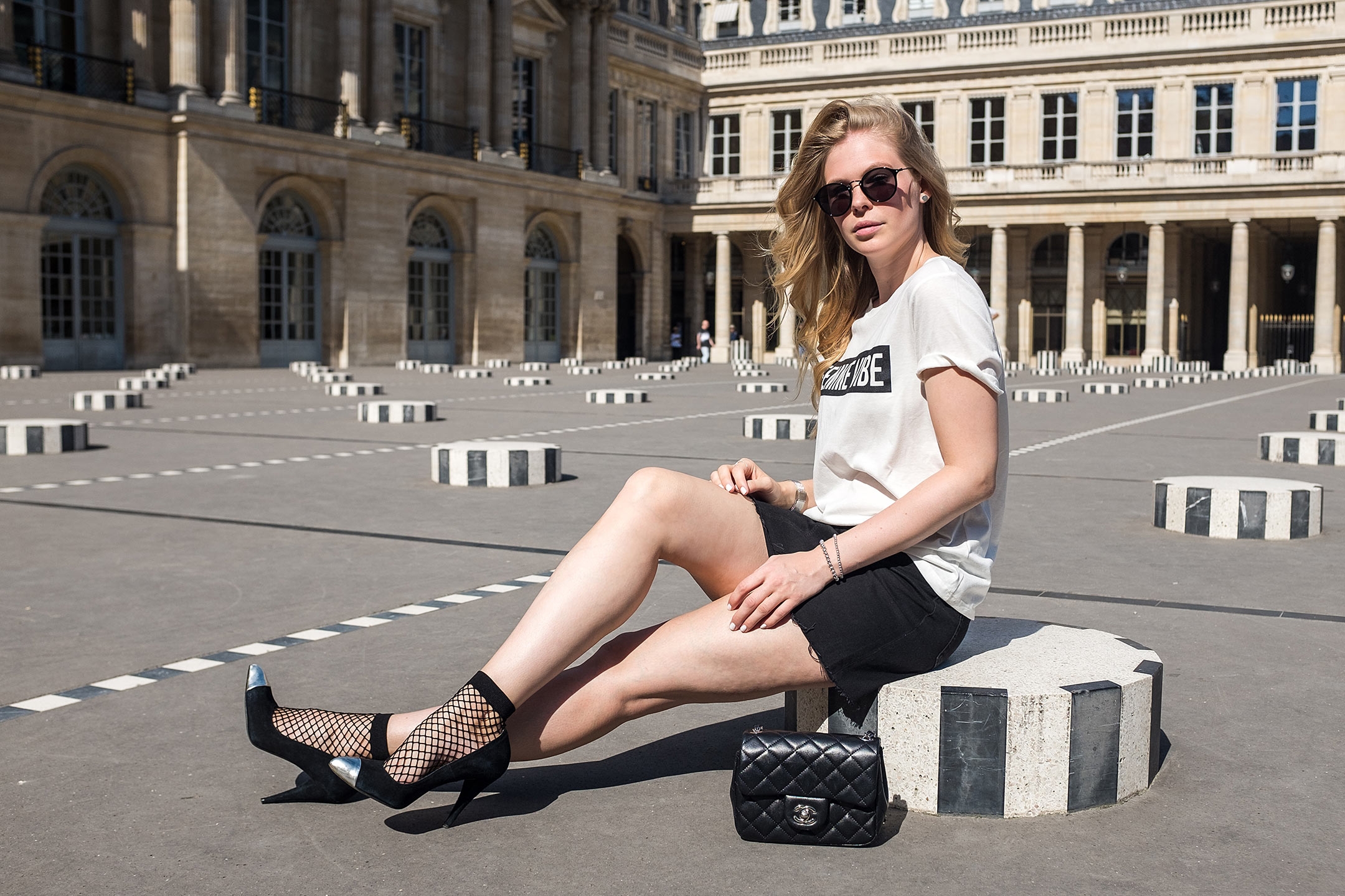 Paris Black White Outfit Sunnyinga Bloggerin