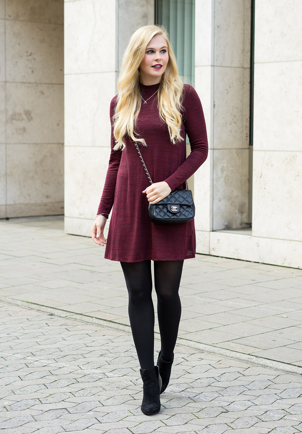 Winterkleid Outfit